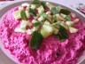 Salata de sfecla rosie cu iaurt si menta